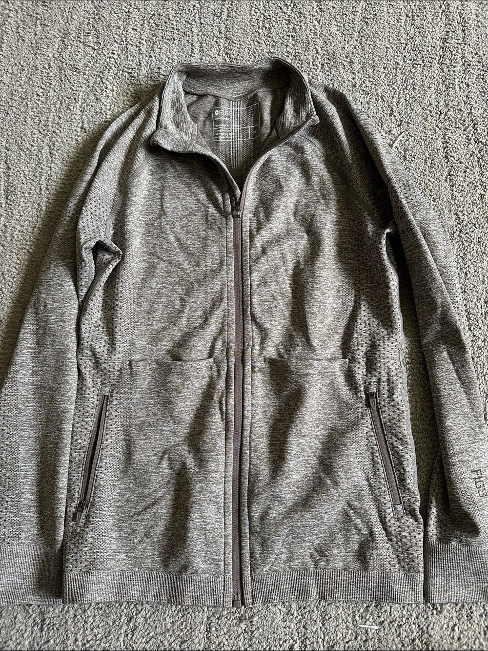FIGS Women's Light Cacao Salta
Seamless - Full Zip